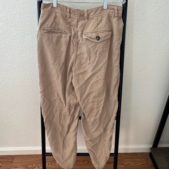 Everlane Khaki Barrel Pants Size 8 - Picture 8 of 10